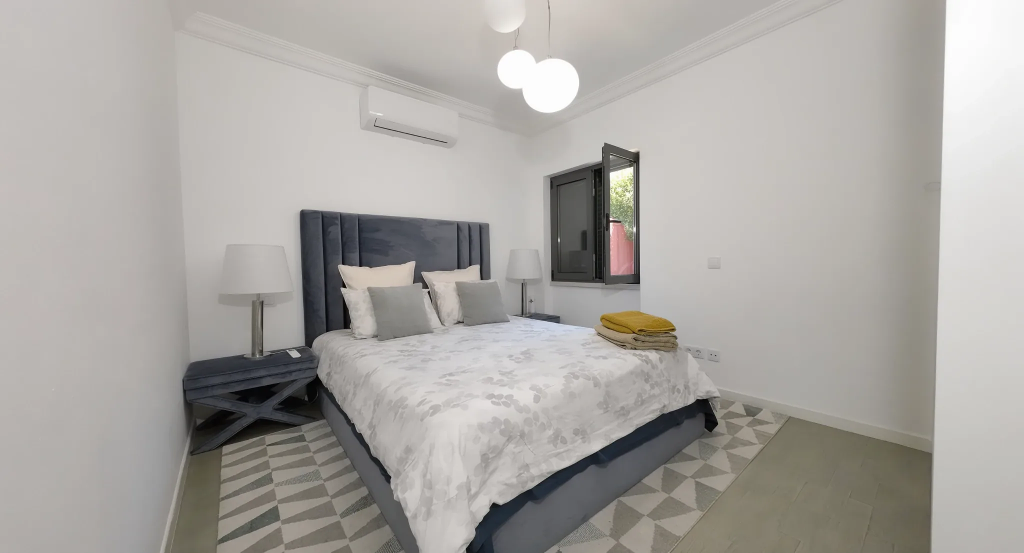 Solstice Villa bedroom after styling and professional photography